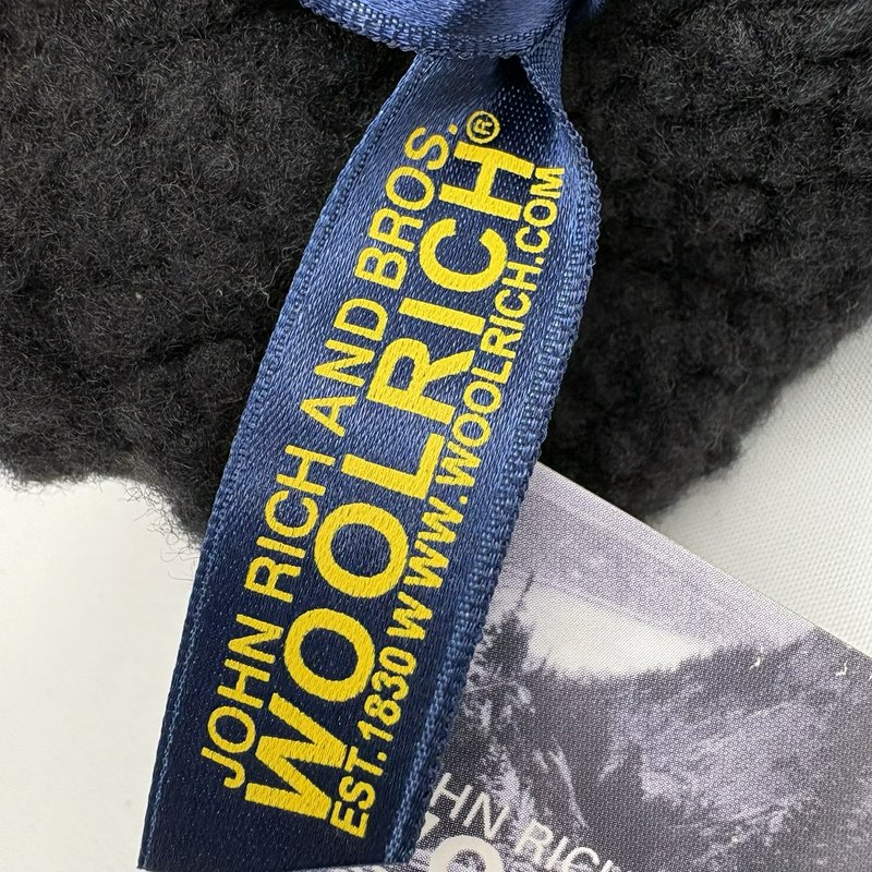 John Rich & Bros Woolrich Black Lamb Plush 7” w/ Ribbon