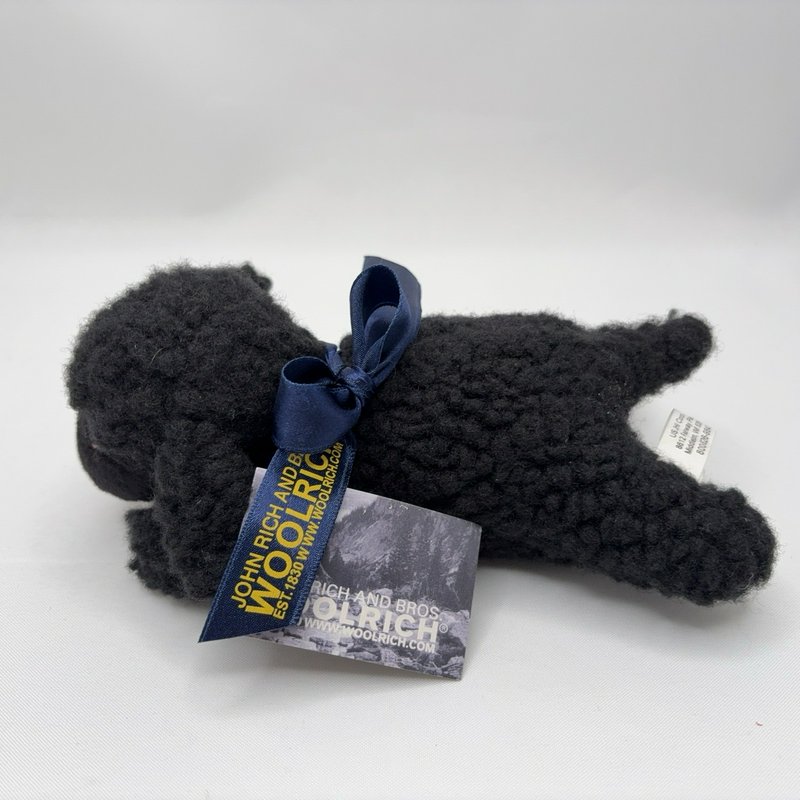 John Rich & Bros Woolrich Black Lamb Plush 7” w/ Ribbon