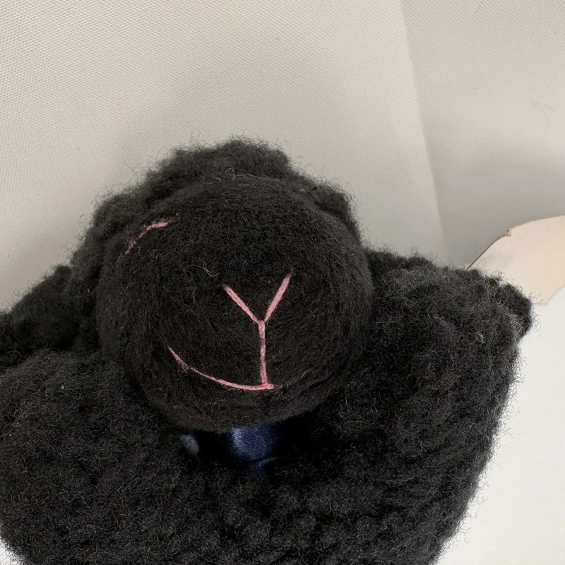 John Rich & Bros Woolrich Black Lamb Plush 7” w/ Ribbon