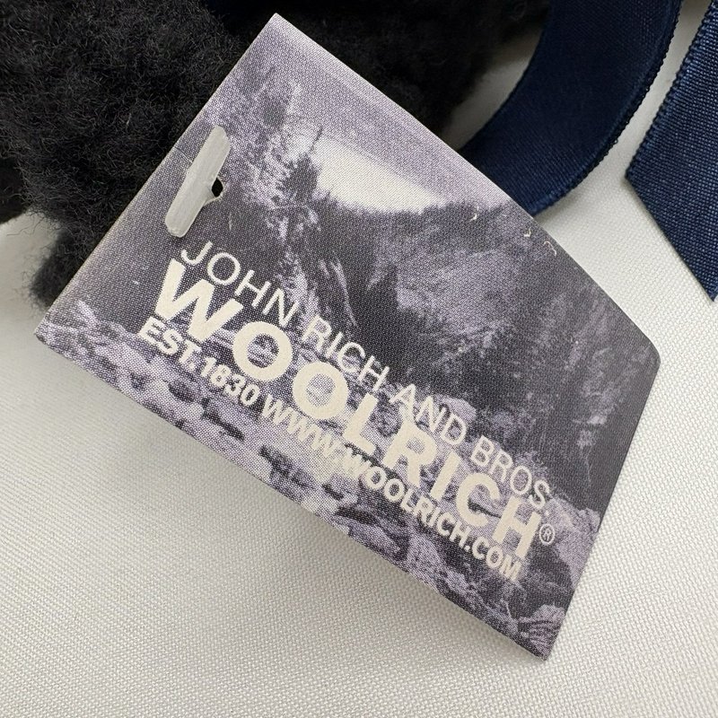 John Rich & Bros Woolrich Black Lamb Plush 7” w/ Ribbon