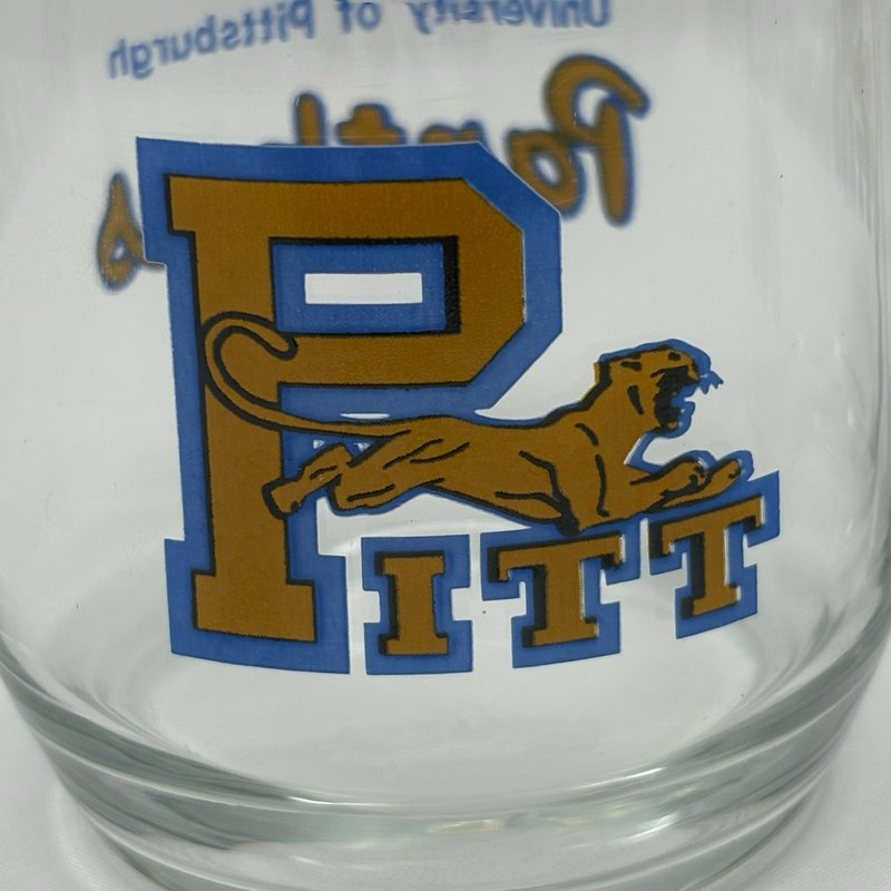 University of Pittsburgh Panthers Glasses Set of 2 Barware
