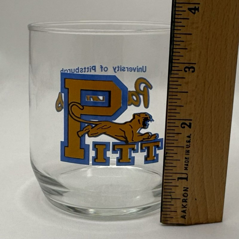 University of Pittsburgh Panthers Glasses Set of 2 Barware