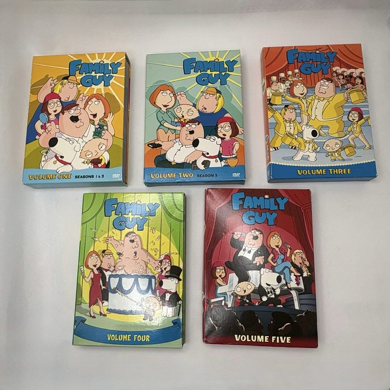 Family Guy DVD Box Set Volumes 1-5 Complete with Slipcovers