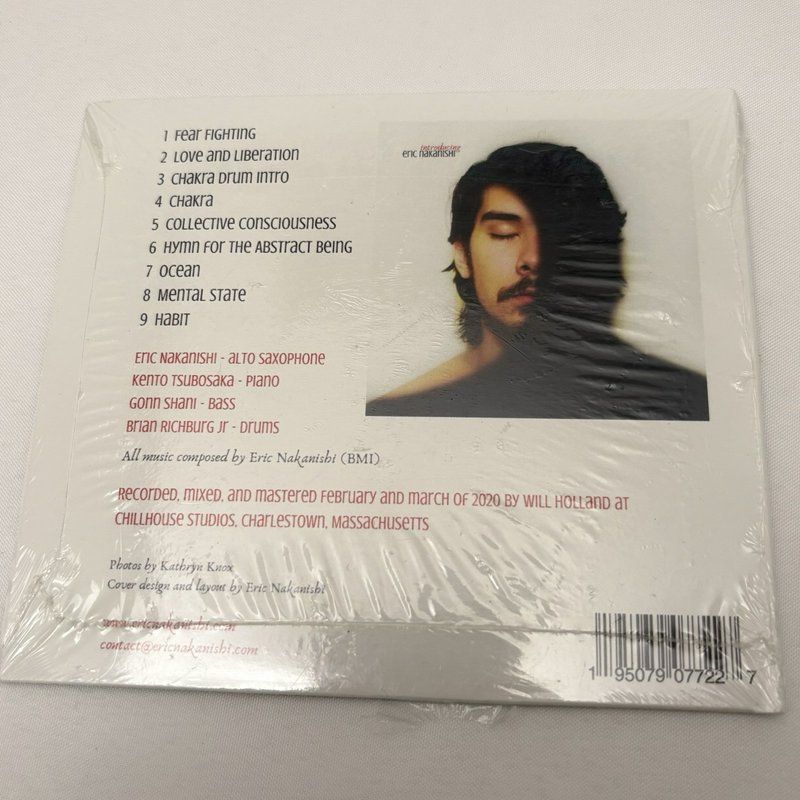 Eric Nakanishi Introducing CD 2020 Jazz Album Sealed Alto Saxophone