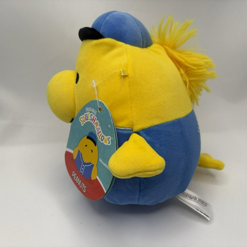 Squishmallows Woodstock Peanuts Baseball Jersey Plush w/ Tag Jazwares