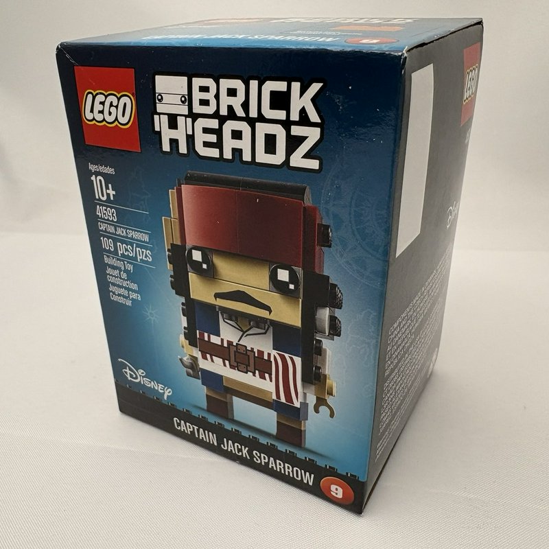 LEGO BrickHeadz Captain Jack Sparrow 41593 Disney Pirates Caribbean Sealed