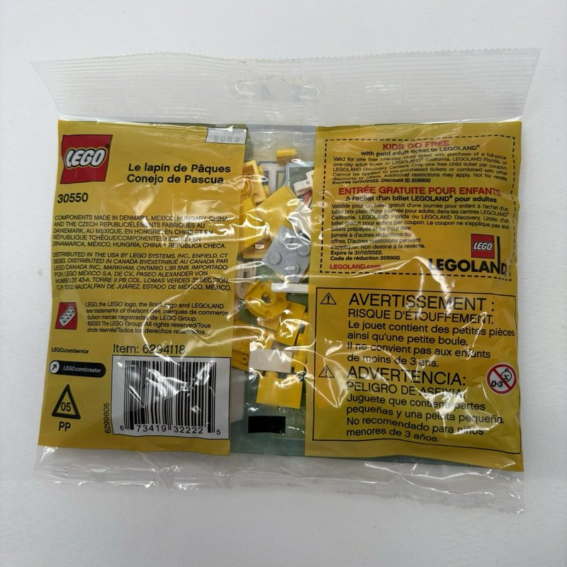 LEGO 40237 Easter Egg Hunt + 30550 Easter Bunny Polybag Spring Set