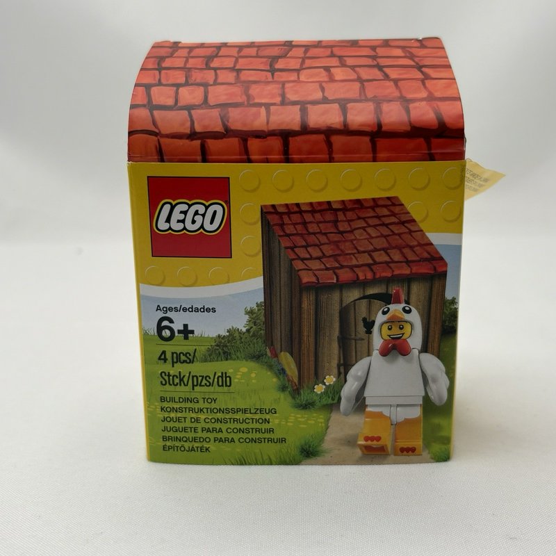 LEGO Chicken Suit Guy 5004468 Minifigure Promo Set w/ Box & Bent Sleeve
