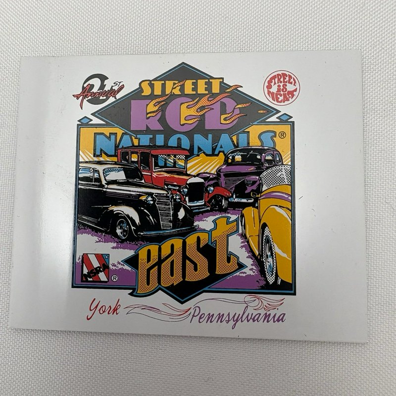 NSRA Street Rod Nationals East York PA Aluminum Dash Plaque Lot 1989 Hot Rod