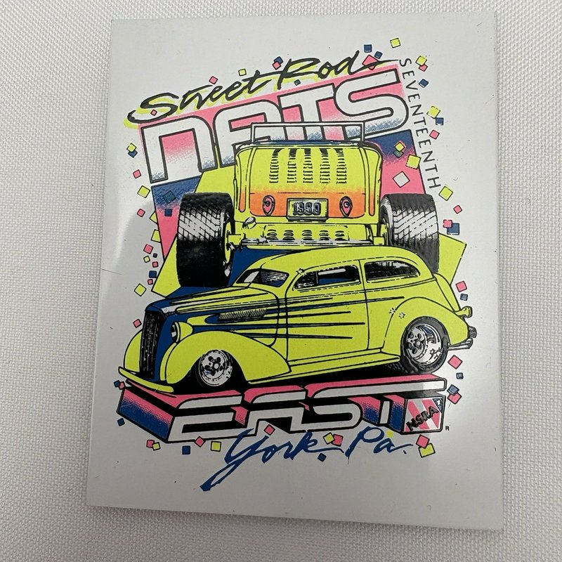 NSRA Street Rod Nationals East York PA Aluminum Dash Plaque Lot 1989 Hot Rod