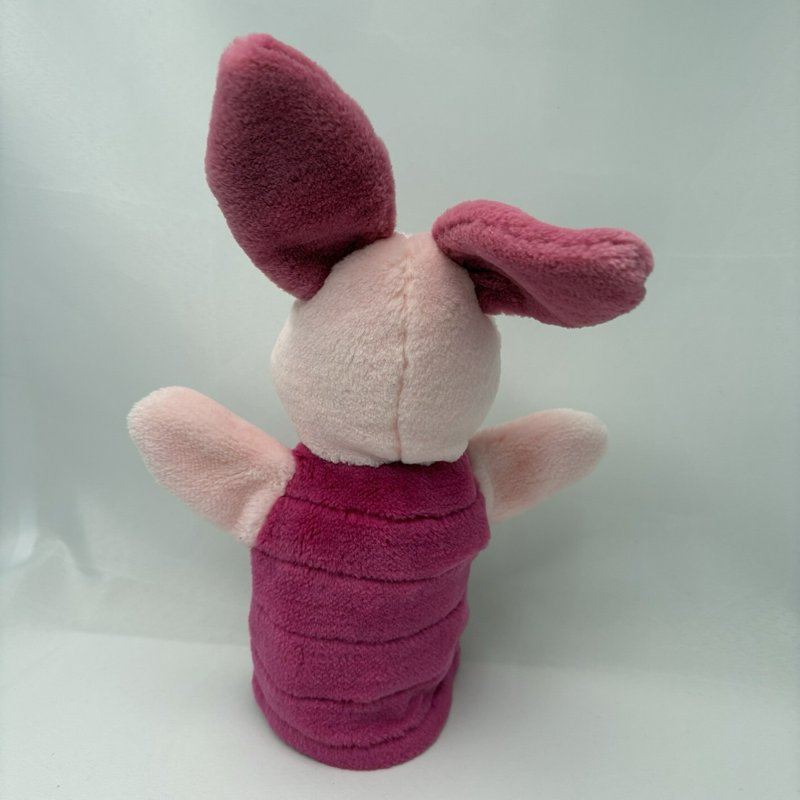 Mattel Piglet Plush Hand Puppet Disney Winnie the Pooh Pink Preschool Toy 11”