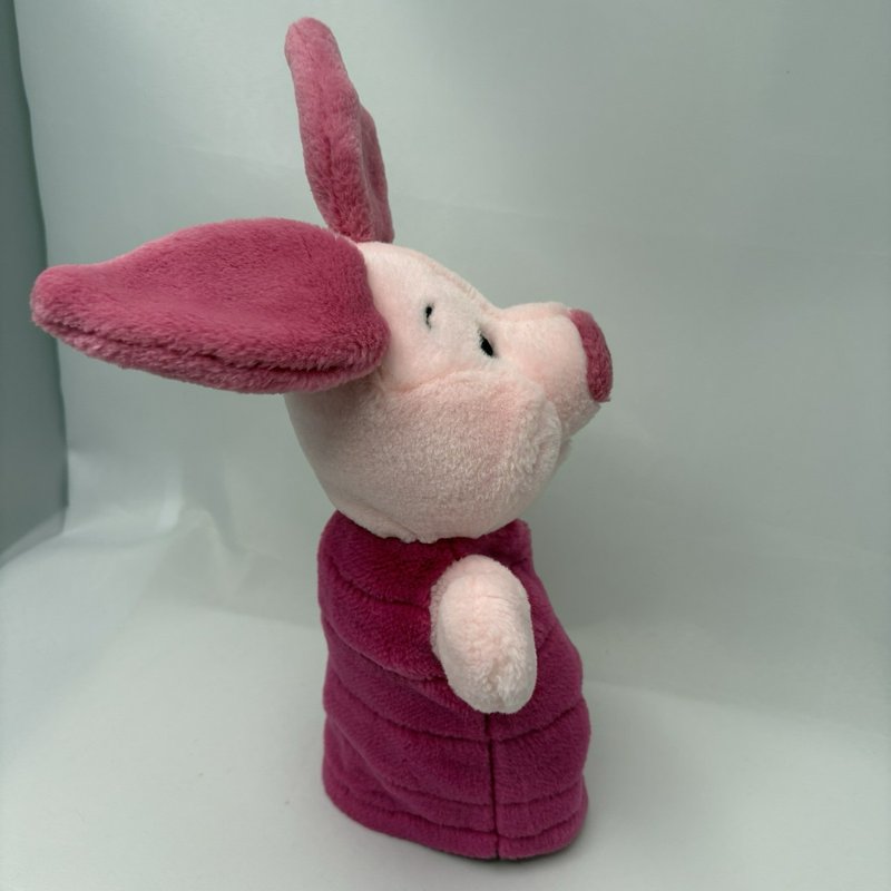 Mattel Piglet Plush Hand Puppet Disney Winnie the Pooh Pink Preschool Toy 11”