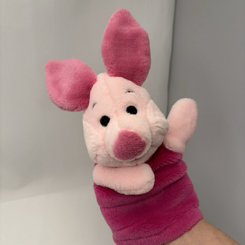Mattel Piglet Plush Hand Puppet Disney Winnie the Pooh Pink Preschool Toy 11”