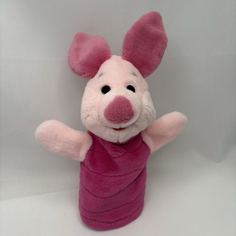 Mattel Piglet Plush Hand Puppet Disney Winnie the Pooh Pink Preschool Toy 11”