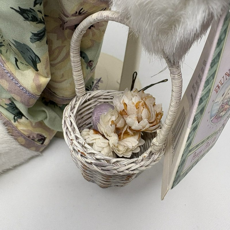 Hallmark Bunnies By The Bay Penny Pick Me Bunny Plush Stand Tag 15”