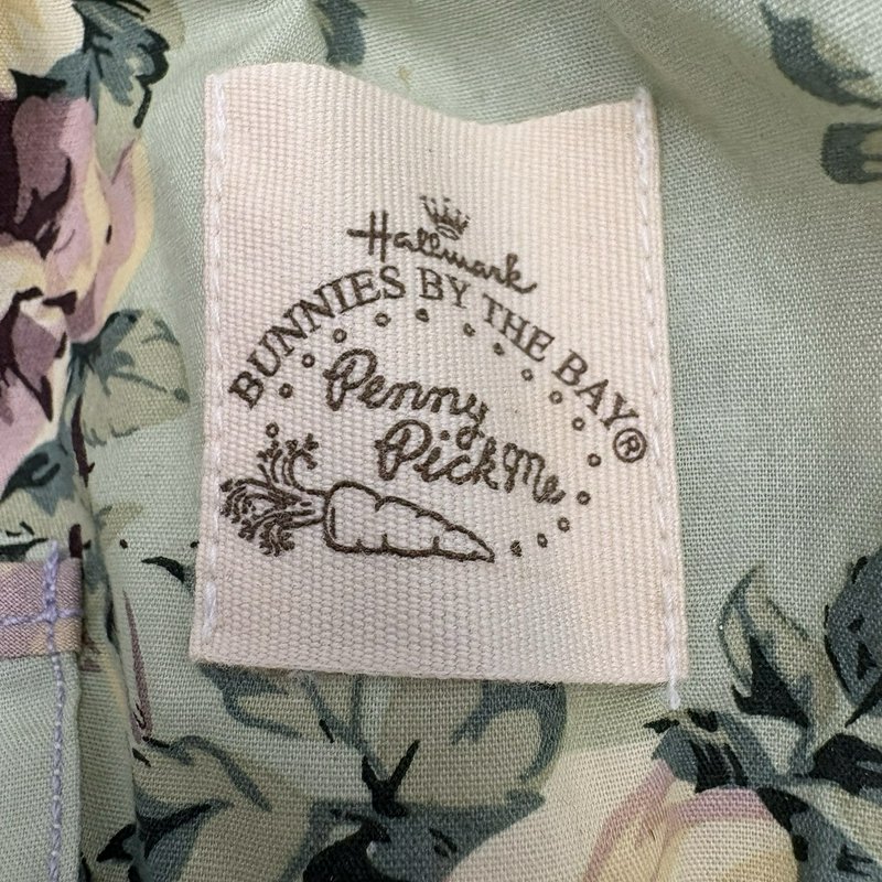 Hallmark Bunnies By The Bay Penny Pick Me Bunny Plush Stand Tag 15”