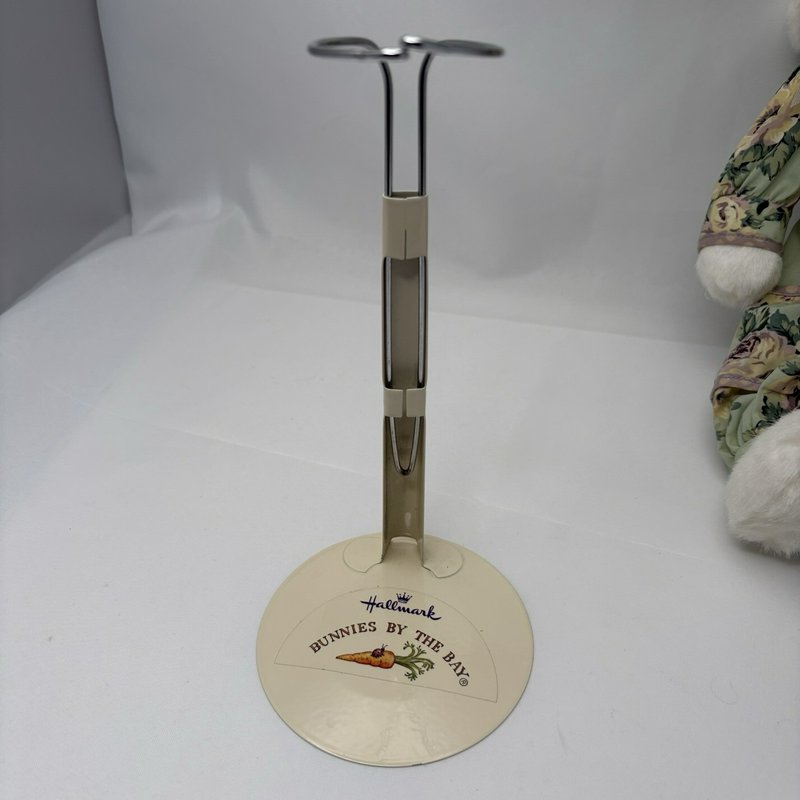 Hallmark Bunnies By The Bay Penny Pick Me Bunny Plush Stand Tag 15”