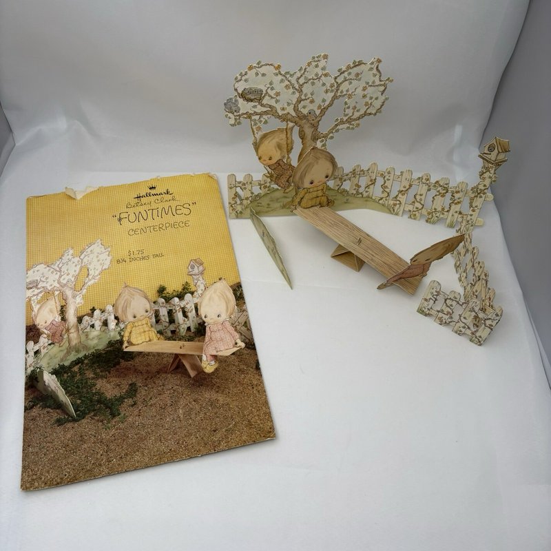 Vintage Hallmark Betsey Clark Funtimes Centerpiece Spring Party Decoration 1970s