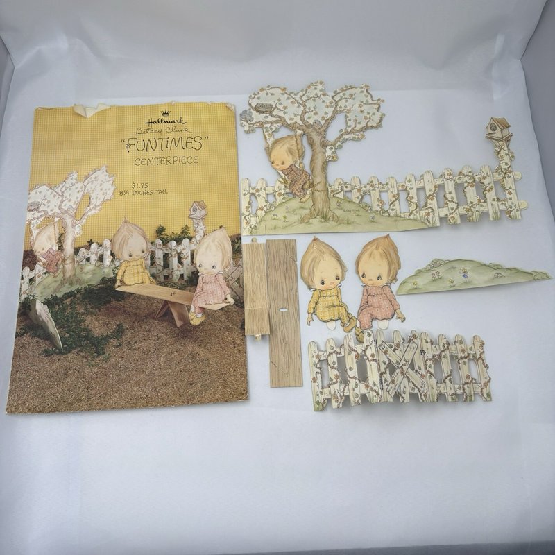 Vintage Hallmark Betsey Clark Funtimes Centerpiece Spring Party Decoration 1970s