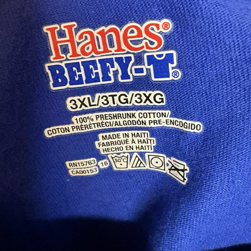 Walt Disney World Mickey Mouse T Shirt Blue 3XL Disney Parks Hanes