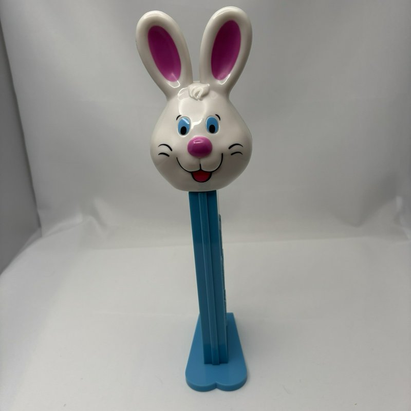 Vintage Giant PEZ Candy Roll Dispenser Easter Bunny Musical 2004 13" WORKS