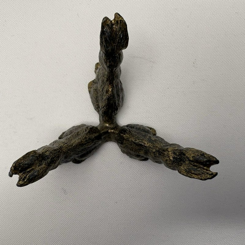 Crystal Clear Swirl Glass Votive Candle Holder Bunny Base Easter Decor