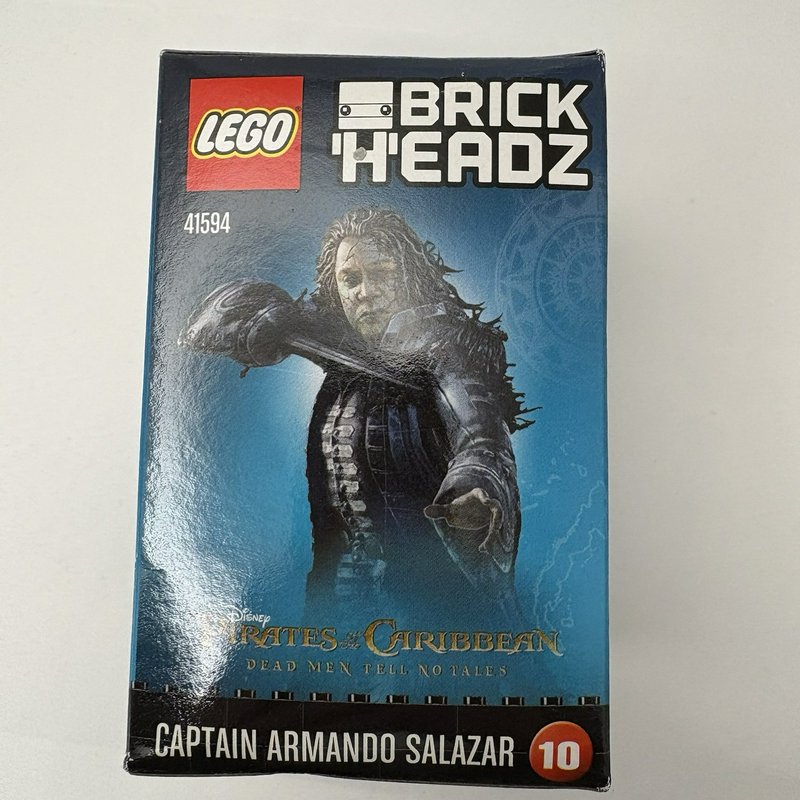 LEGO BrickHeadz Jack Sparrow 41593 Salazar 41594 Disney Pirates Lot
