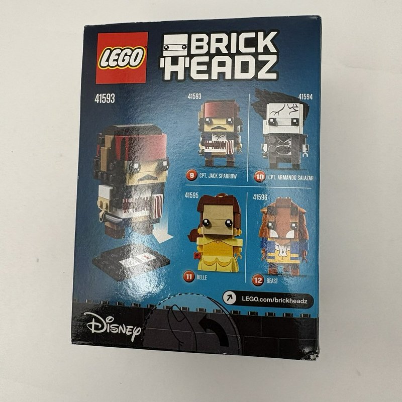 LEGO BrickHeadz Jack Sparrow 41593 Salazar 41594 Disney Pirates Lot