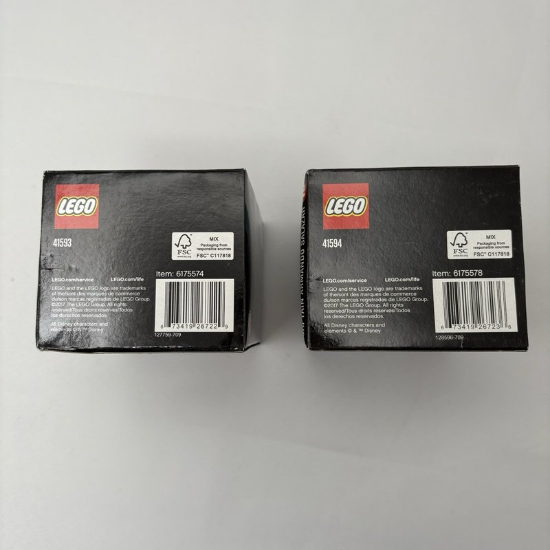 LEGO BrickHeadz Jack Sparrow 41593 Salazar 41594 Disney Pirates Lot