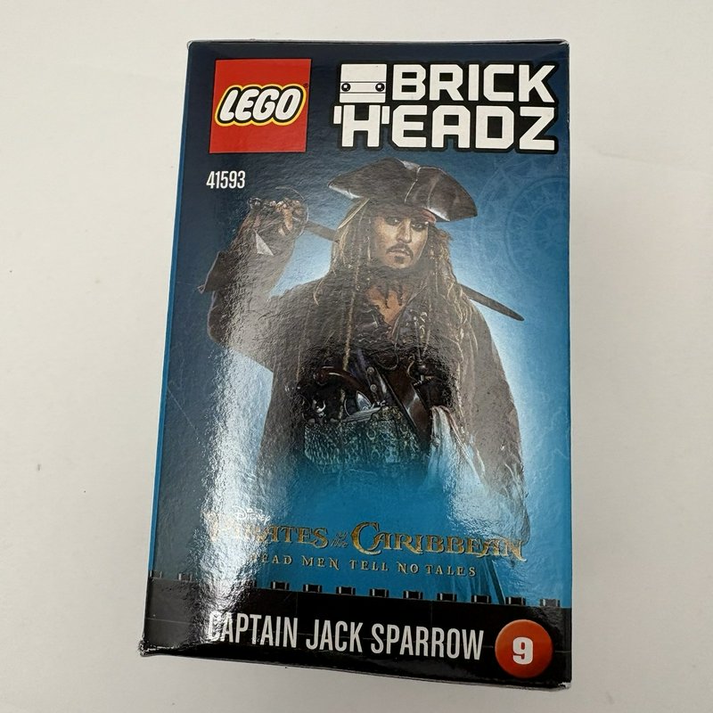 LEGO BrickHeadz Jack Sparrow 41593 Salazar 41594 Disney Pirates Lot