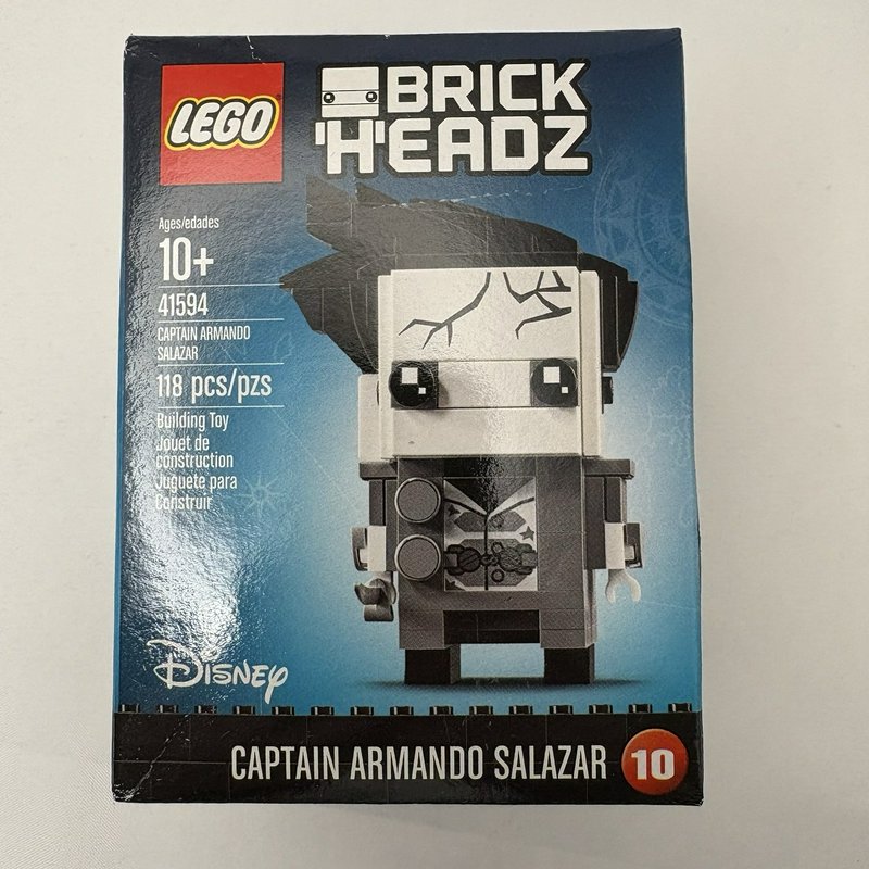 LEGO BrickHeadz Jack Sparrow 41593 Salazar 41594 Disney Pirates Lot