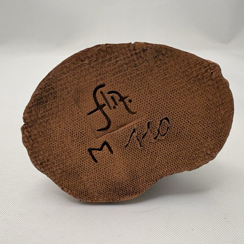 Miniature Outhouse Figurine Clay Rustic Folk Art Fairy Garden Decor