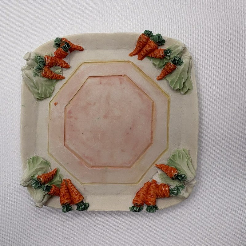 Vintage Easter Bunny Tea Party Set Miniature Rabbits Figurine Display