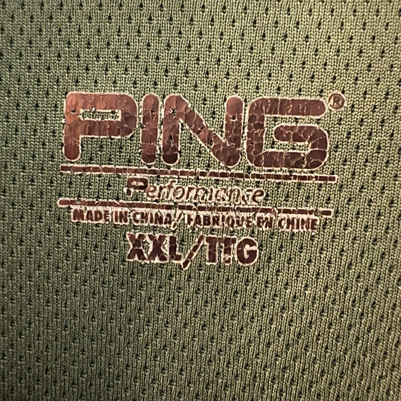 Ping Performance 1/4 Zip Pullover Green Long Sleeve Golf Top Mens XXL