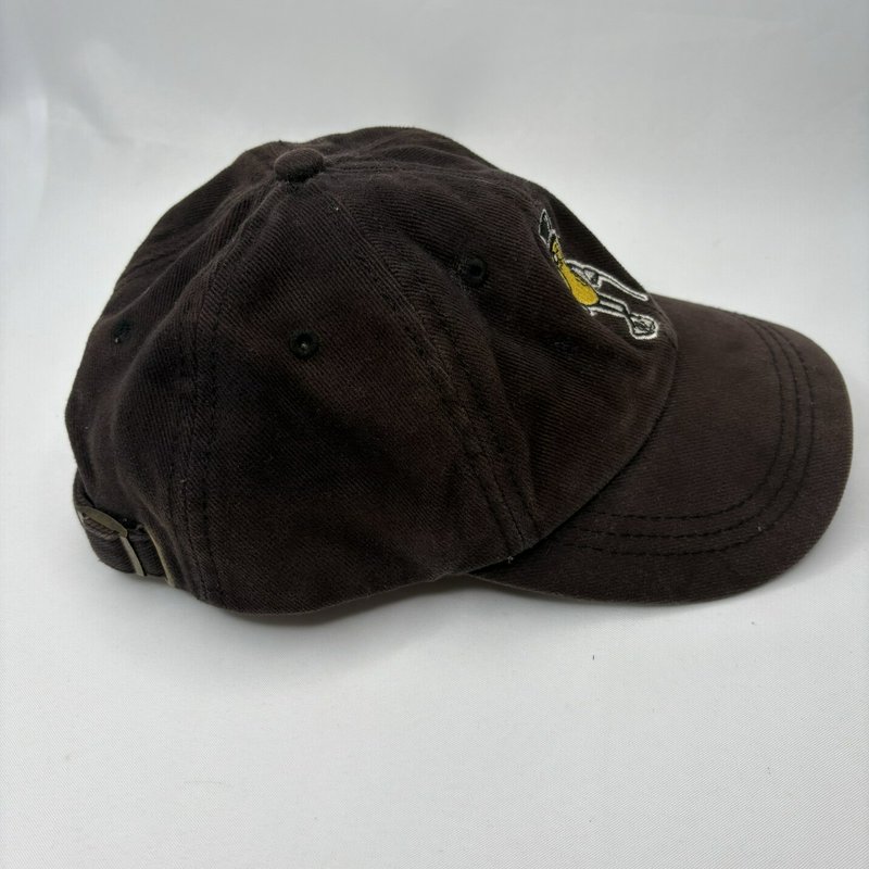 Planters "Mr. Peanut" Hat Black Strapback Adjustable Cap Logo