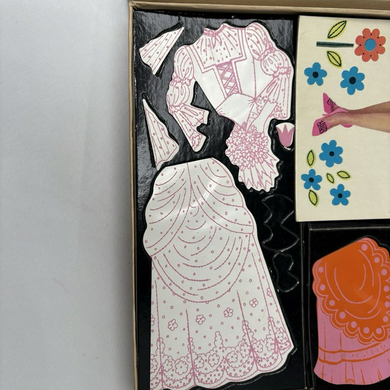 1961 Colorforms Annette Dress Designer Kit Babes in Toyland Disney Box