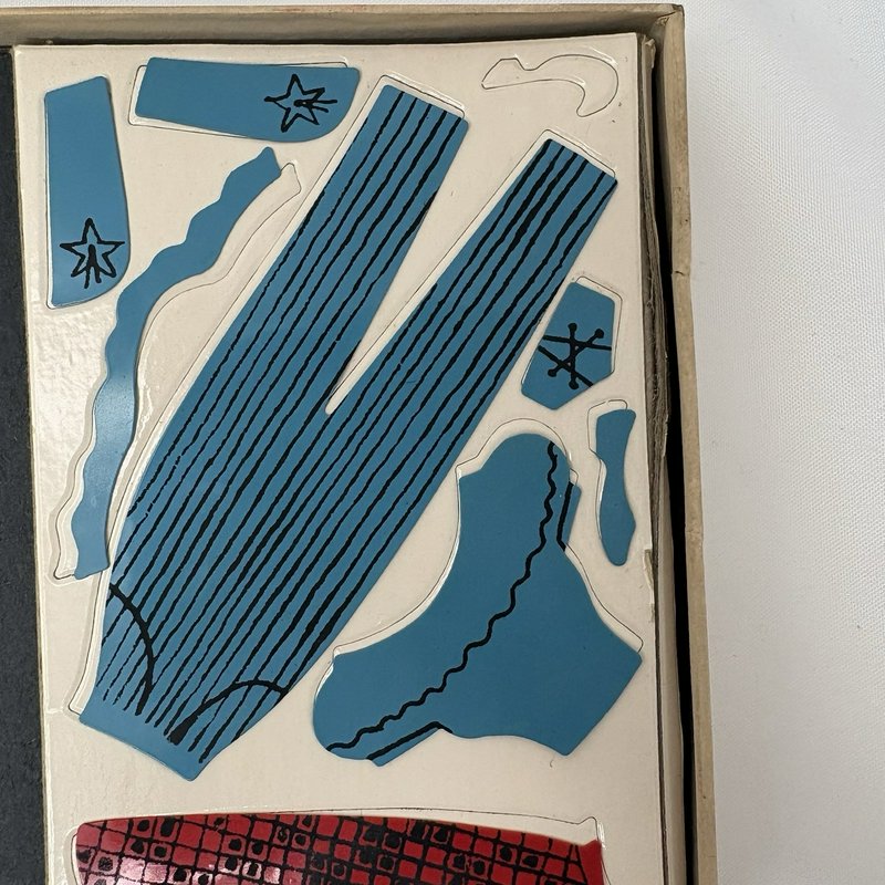 Vintage Colorforms Dale Evans Western Dress Up Kit Incomplete Box 1950s