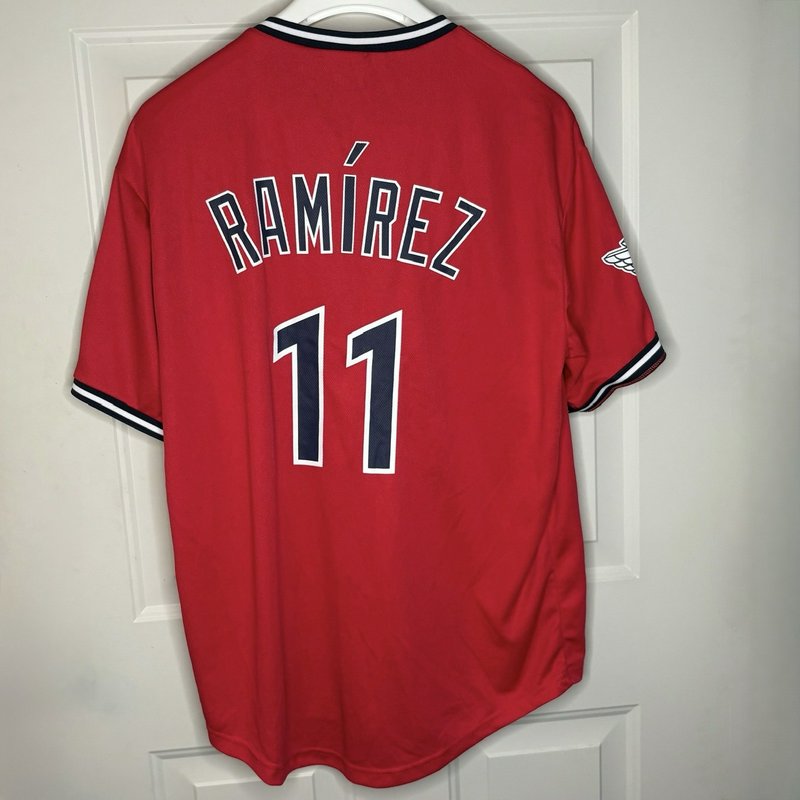 Cleveland Guardians Jose Ramirez #11 Jersey XL Red BDA Sports MLB