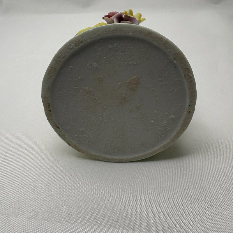 Vintage Lefton Style Easter Chick Egg Figurine Trinket Box Set Spring Decor