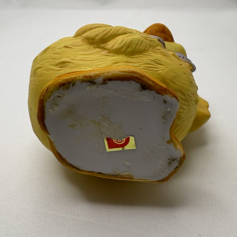 Vintage Lefton Style Easter Chick Egg Figurine Trinket Box Set Spring Decor
