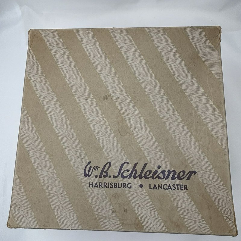 Vintage W.B. Schleisner Floral Hat w Box Harrisburg Lancaster