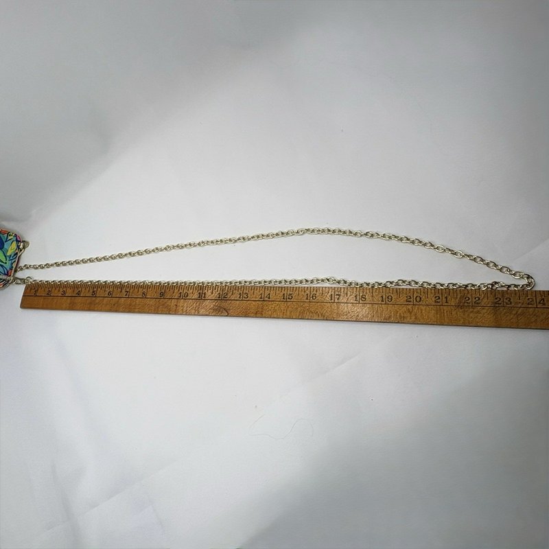 Lilly Pulitzer ID Wallet Crossbody Chain Strap Floral Card Holder Case