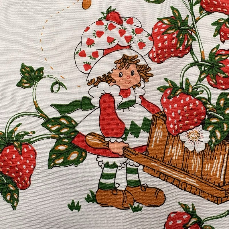 Vintage Strawberry Shortcake Apron 1980 Recipe Strawberry Surprise Retro