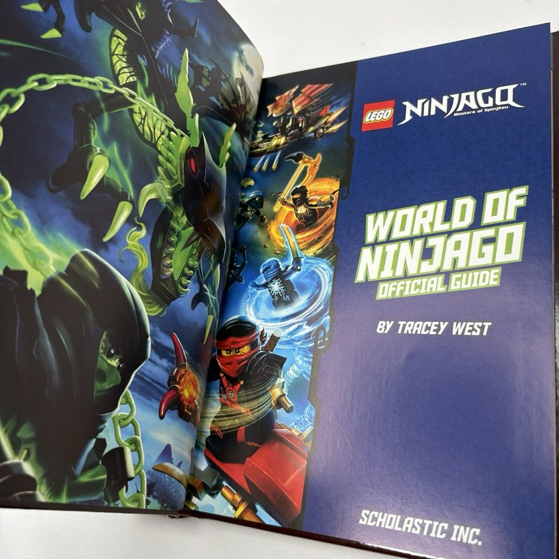 LEGO Ninjago World of Ninjago Official Guide Book w Cole Minifigure