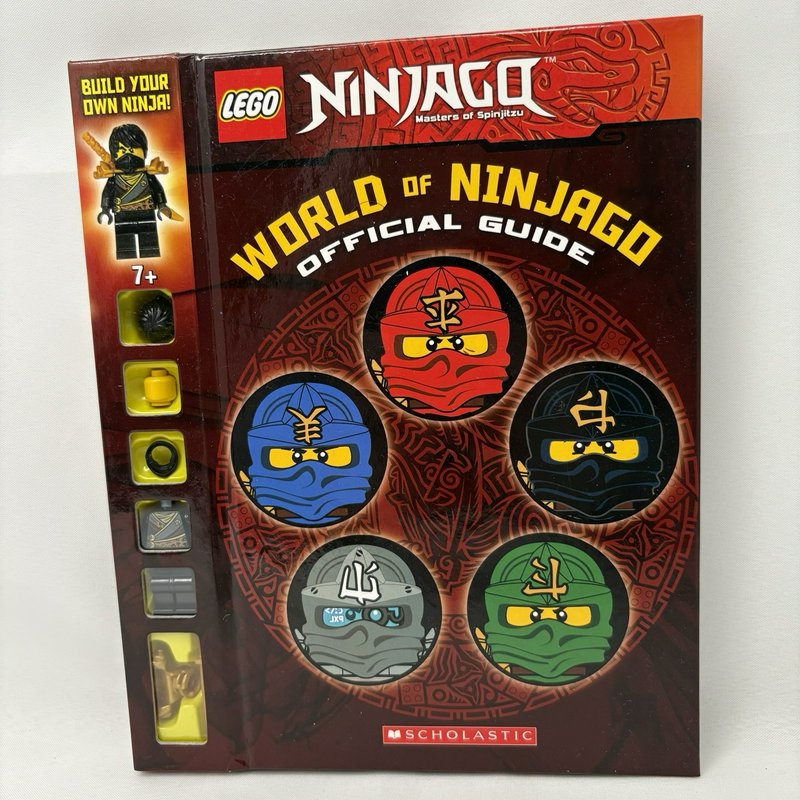 LEGO Ninjago World of Ninjago Official Guide Book w Cole Minifigure