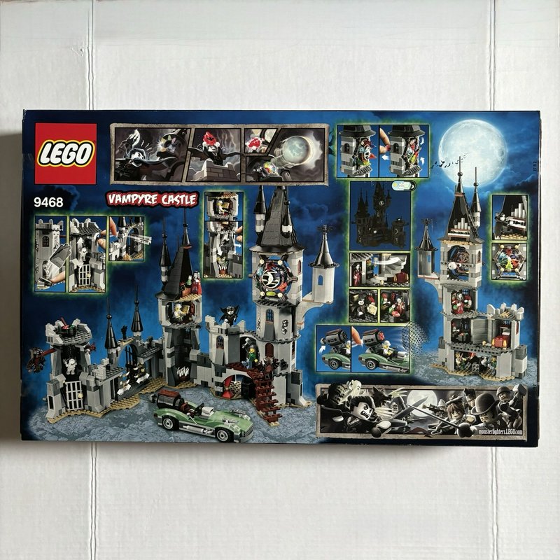 LEGO 9468 Monster Fighters Vampyre Castle SEALED Box Wear Retired 949 pcs