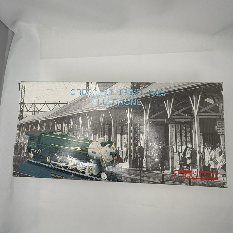 Crescent Train 1925 Locomotive Phone Vintage Novelty Telephone w Box