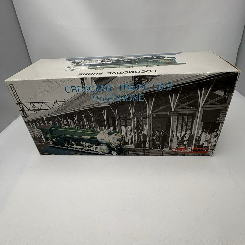 Crescent Train 1925 Locomotive Phone Vintage Novelty Telephone w Box