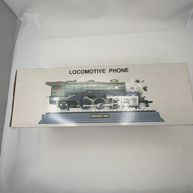 Crescent Train 1925 Locomotive Phone Vintage Novelty Telephone w Box