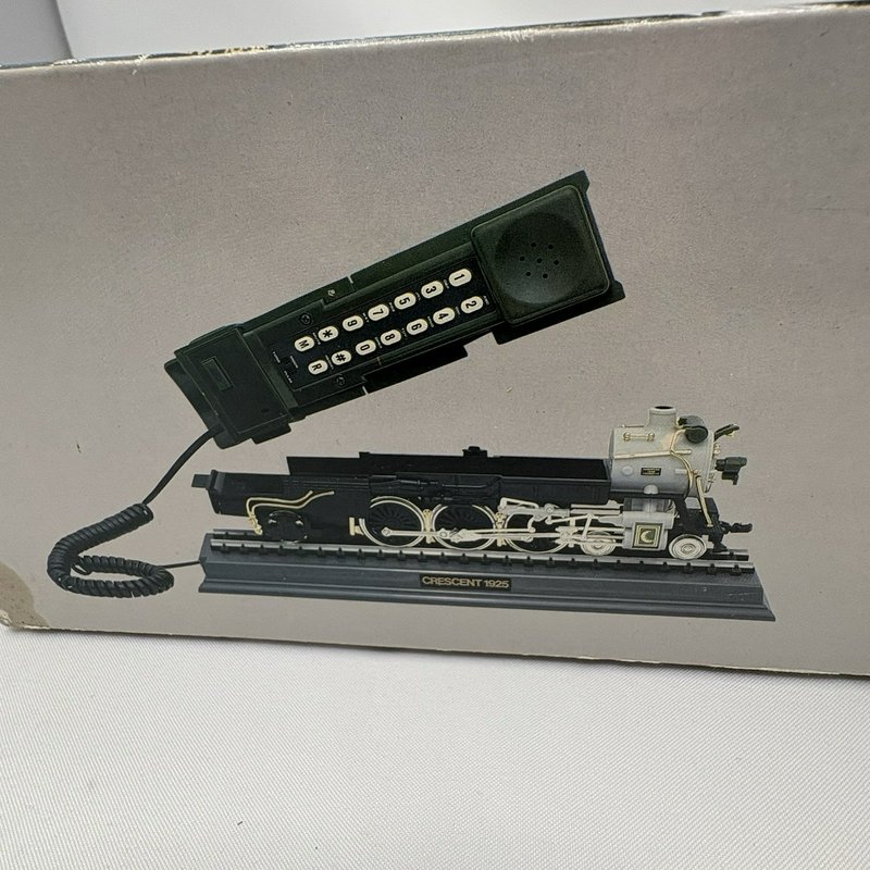 Crescent Train 1925 Locomotive Phone Vintage Novelty Telephone w Box